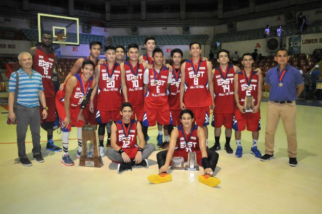 CHAMPS AGAIN. The East College All-Stars are victorious over the West once again. Photo by PJ Estan 