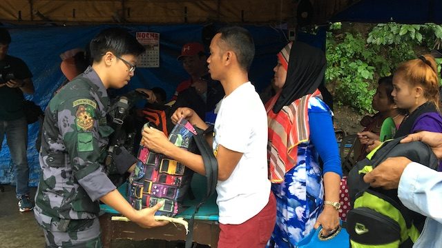 Students walk 32 kilometers to flee Marawi City