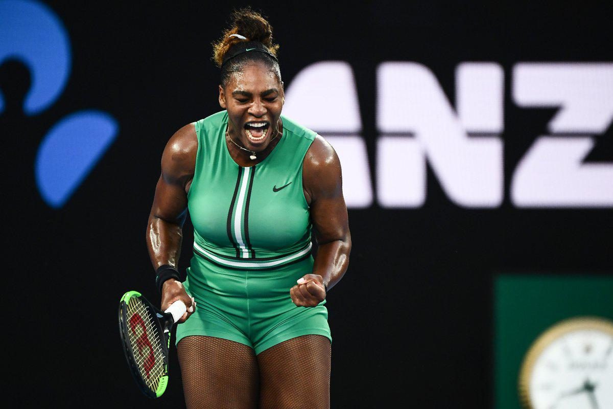 Serena muscles past top seed Halep into Australian Open quarters