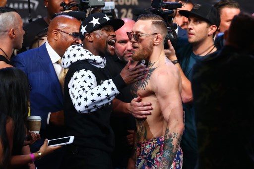 Mayweather mocks McGregor for quitting: ‘Real fighters never give up’