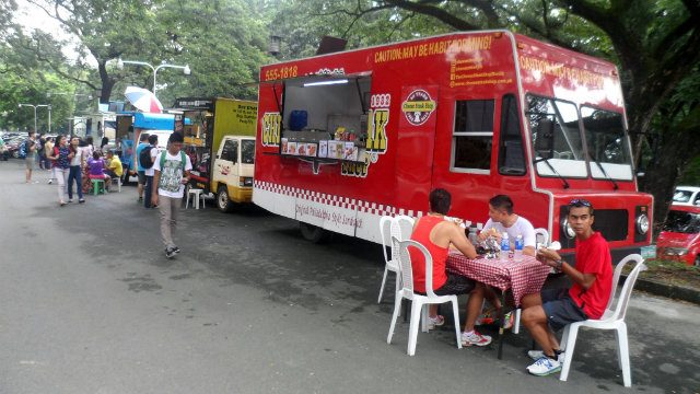 Why are there food trucks in UP Diliman?