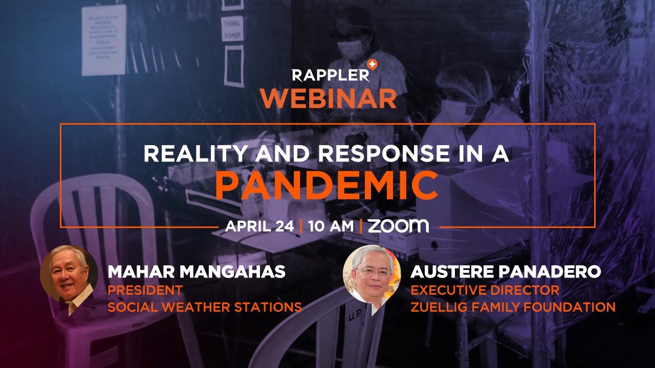 FULL VIDEO: Rappler+ Webinar on reality and response in a pandemic