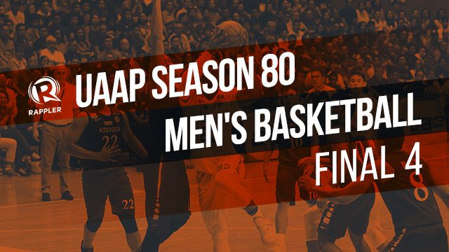 SCHEDULE: UAAP Season 80 men’s basketball Final 4