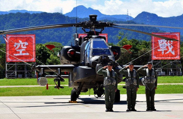 Taiwan’s Apache attack helicopters go into service amid China tensions
