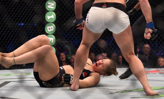 Ronda Rousey taken to hospital after knockout loss