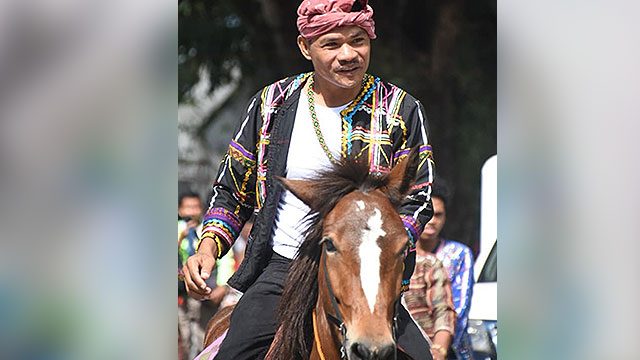 IP representative in Kidapawan council loses service car, rides horse to work