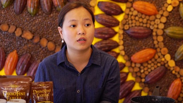 CACAO INDUSTRY. Harleen Jao owns Nutrarich Nutraceutical Innovations, a company thats part of the Cacao Industry Development Association of Mindanao. Photo by Franz Lopez/Rappler 