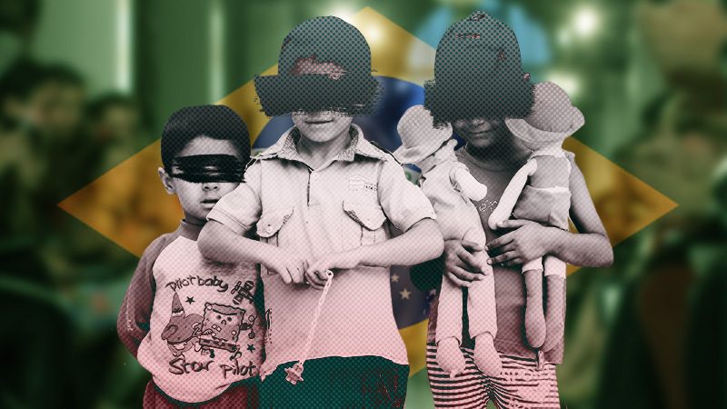 Children up for adoption paraded in Brazil shopping center