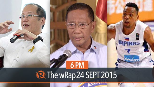 Binay’s campaign, Aquino on Torres, Gilas vs Hong Kong | 6PM wRap