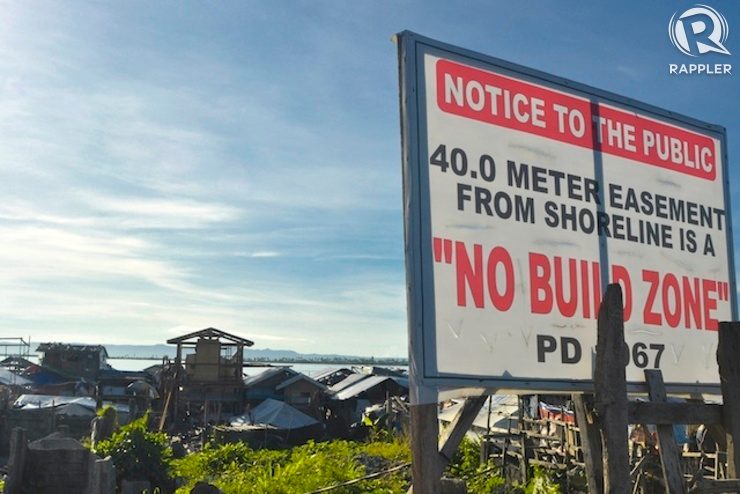 MORE LAND. With no-build zones demarcated, the local government needs 30-70 hectares of land to build houses on. Photo by LeAnne Jazul/Rappler