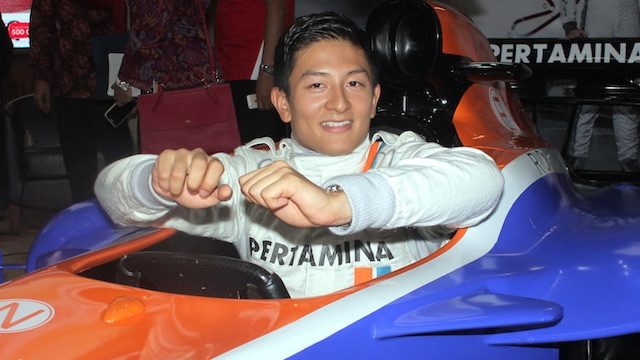 FIRST F1. Indonesian driver Rio Haryanto is ready for his first F1 race. Photo from EPA 