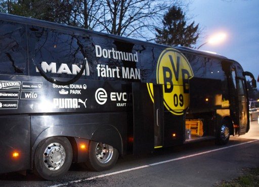 Bom guncang bus berisi para pemain Borussia Dortmund, duel kontra AS Monaco ditunda