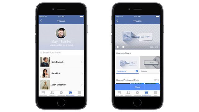 Say ‘Thanks’ to friends with new Facebook feature