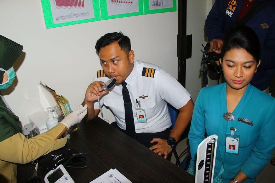 Buntut pilot mabuk, Bandara Ahmad Yani gelar tes narkoba kepada kru pesawat