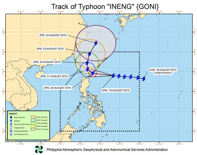 Typhoon Ineng: Batanes, Cagayan under Signal #2