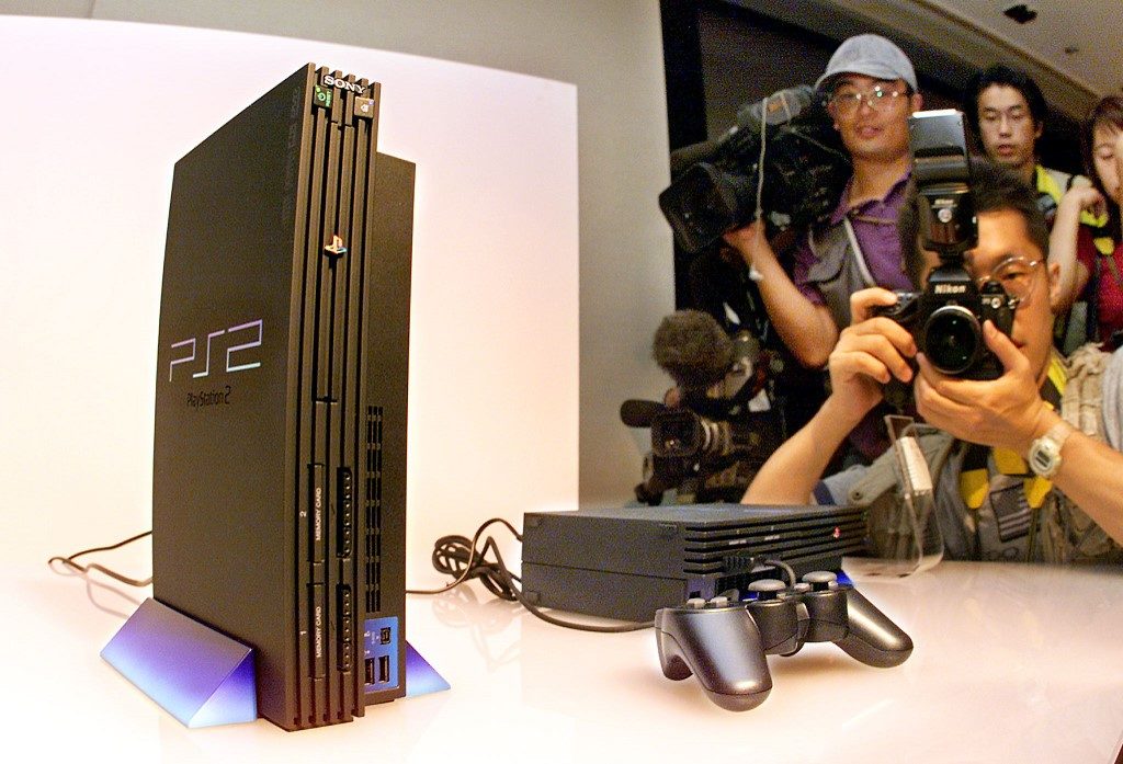 The console featured the much-hyped 128-bit Emotion Engine CPU and launched in Japan at a price of 39,800 yen. File photo by Yoshikazu Tsuno/AFP 