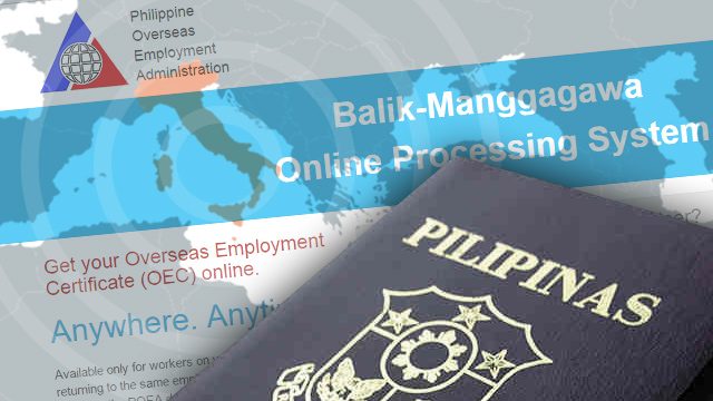 Gov’t eases requirements for exit passes of OFWs in Italy 