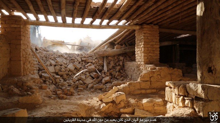 ISIS destroys ancient monastery in Syria