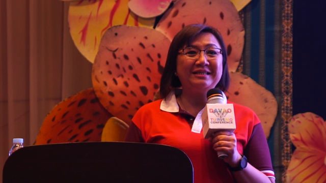 GOING BEYOND. Generose Tecson of the Davao City tourism office talks about the good behind expanding the tourism draws of Davao City. 