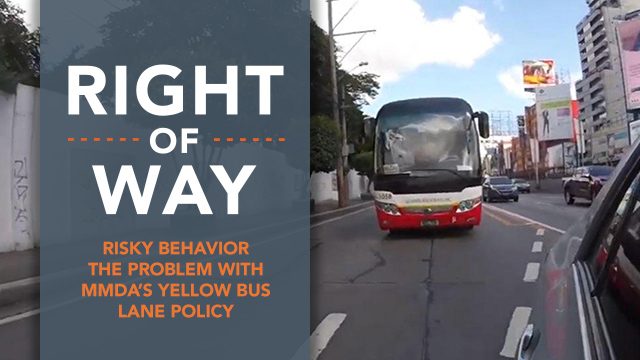 [Right of Way] Risky behavior: The problem with MMDA’s yellow bus lane policy