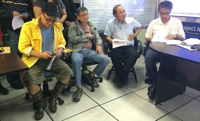 #MARIOPH BRIEFING: High ranking government officials at the NDRRMC operations center