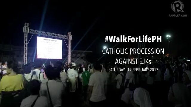 LIVE: #WalkForLifePH, a grand Catholic procession vs killings, death penalty