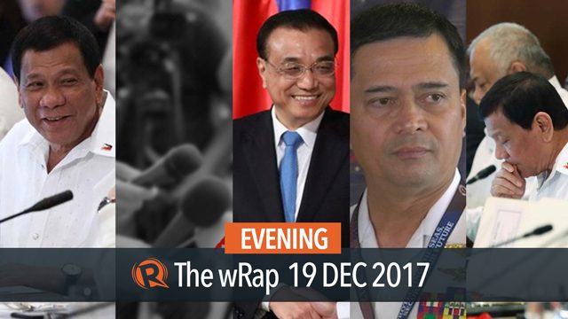 Tax reform law, Duterte on China Telecom, Navy Chief relieved | Evening wRap