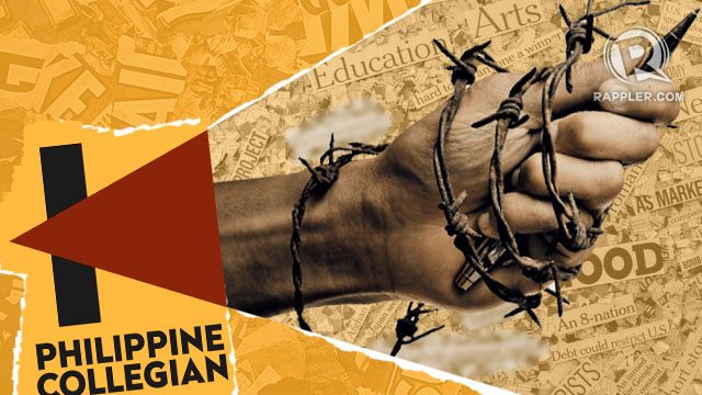 Apakah Collegian Filipina menghadapi masalah kebebasan pers?