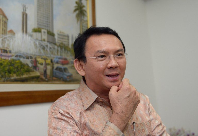 Jakarta Governor Basuki 'Ahok' Tjahaja Purnama. File photo by AFP