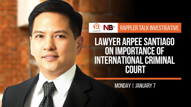 Rappler Talk: Lawyer Arpee Santiago on importance of Int’l Criminal Court