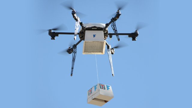 Donuts in flight in 1st US-approved drone delivery