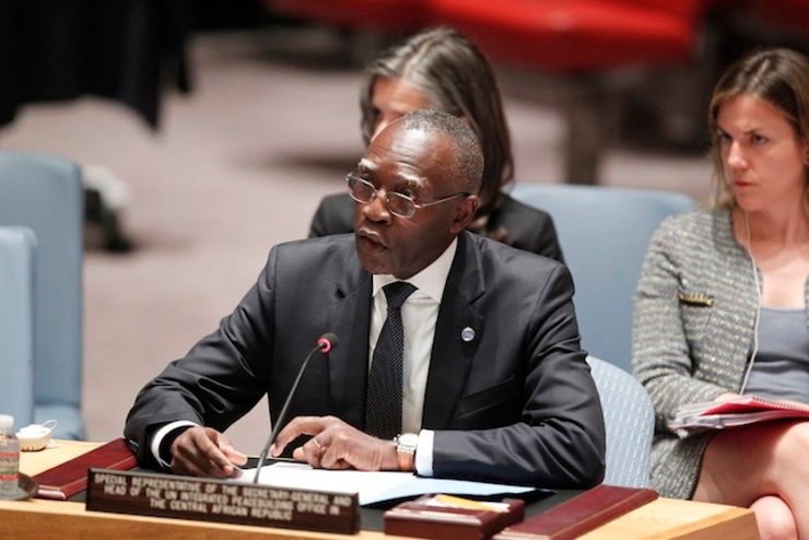 UN peacekeeping chief for Central Africa urges political talks