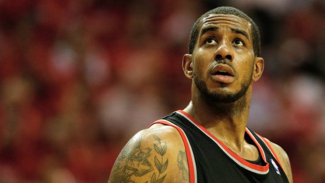 LaMarcus Aldridge is expected to leave Portland, with Los Angeles possibly being a destination. Photo by Scott Halleran/Getty Images/AFP
 