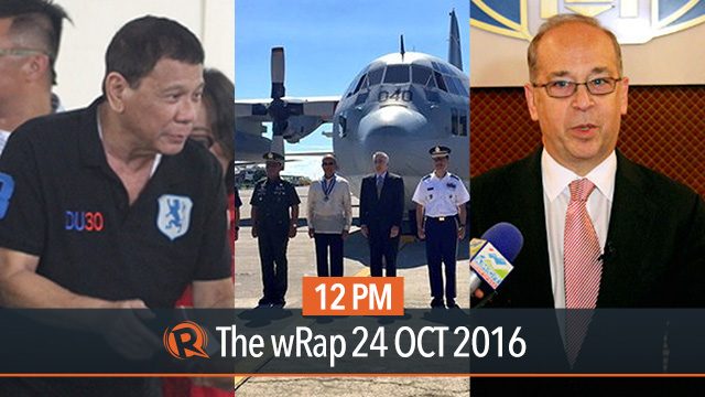 US-PH relations, Rodrigo Duterte, Philippine Air Force | 12PM wRap