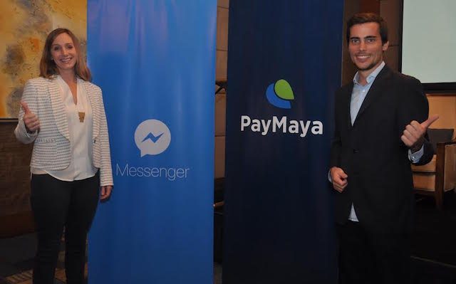 Safe and easy online payment. (L-R). Ginger Baker, Product Manager at Facebook; and Paolo Azzola, COO of PayMaya Philippines  