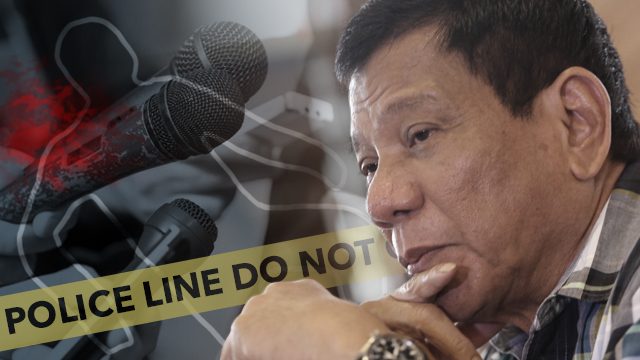DUTERTE AND THE MEDIA.  President-elect Rodrigo Duterte's controversial statement on the media killings sparks a flurry of criticisms from local and international media groups.  