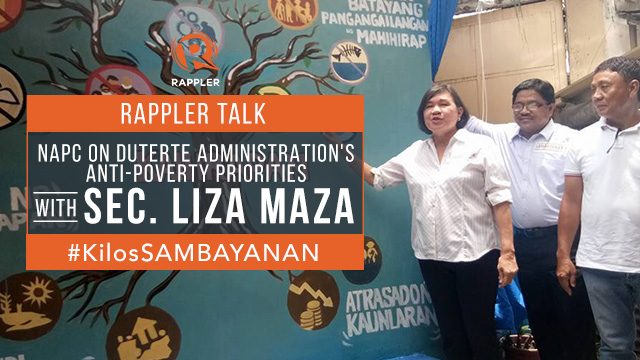 Rappler Talk: NAPC chief on Duterte administration’s anti-poverty priorities