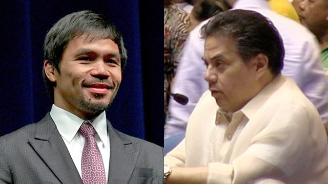 Absent-prone Pacquiao, Ledesma top list of richest congressmen in 2015