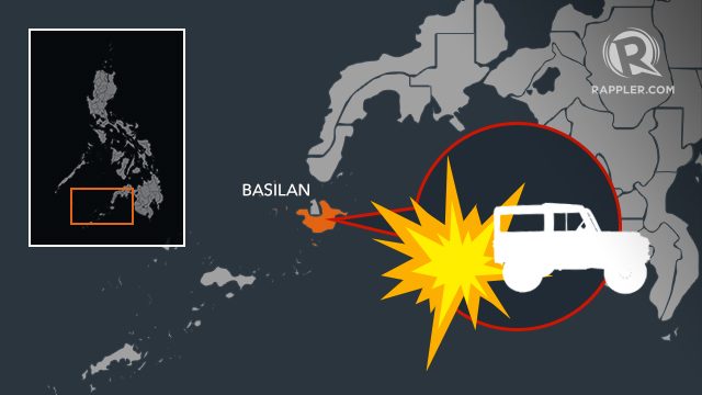 Bomb kills soldier, wounds 8 others in Basilan
