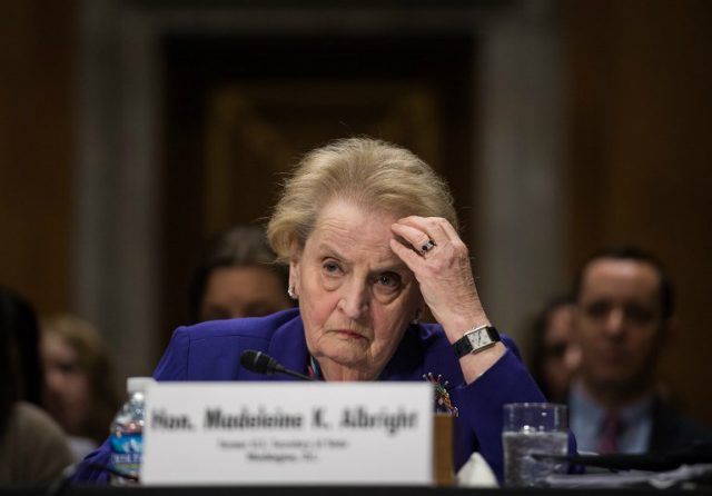Madeleine Albright says fake news ‘damaging to democracy’
