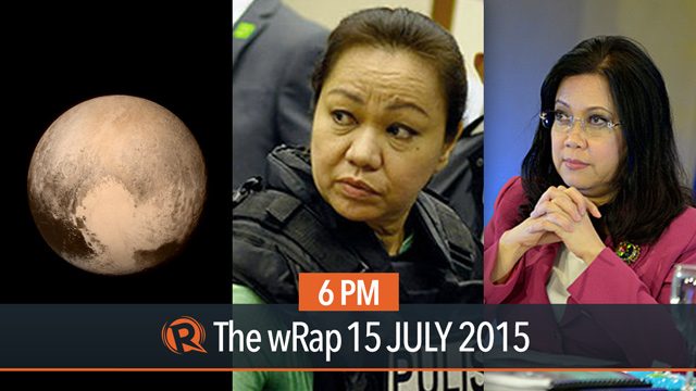 Napoles’ assets, Sereno’s independence, Pluto probe survives | 6PM wRap