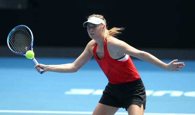 Practice makes perfect for upbeat Sharapova