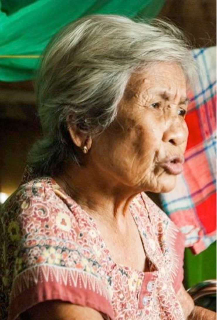 RESILIENCE IS AGELESS. Corazon Guarzanas is a 92-year-old survivor of stroke and typhoon Yolanda. Despite her advanced age, she vividly recalls how the typhoon ripped their house apart early in the morning of Nov. 8, 2013. When asked about her secret to a long life, her answer was a warm laugh. Photo by Althea Marie M. Elle