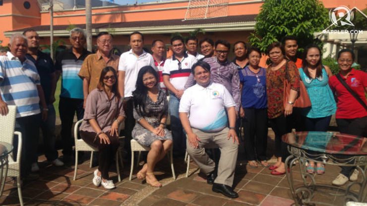 FOR RESILIENCY. The local chief executives of Leyte and Southern Leyte with the speakers. 