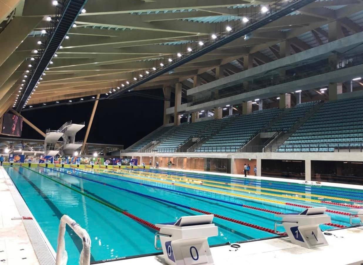 2,000 SEATS. Spectators can get a good view of the swimming events. Photo courtesy of Lani Velasco/Philippine Swimming Inc   