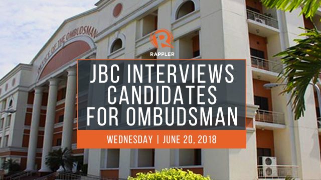LIVE: JBC interviews candidates for Ombudsman | June 20, 2018