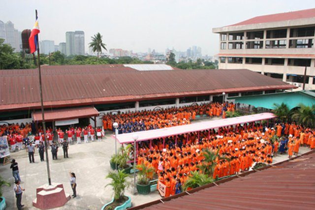 INMATES. Inmates gather at the CIW grounds. Photo from the Bureau of Corrections 