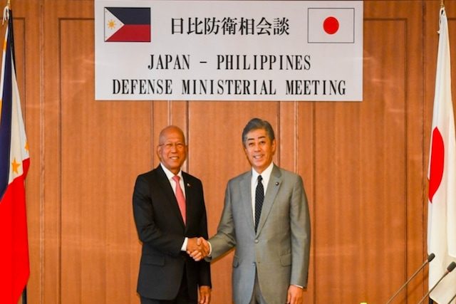 Lorenzana meets with Japan defense minister in Tokyo