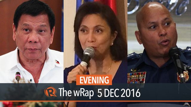 Duterte, Robredo, Dela Rosa | Evening wRap