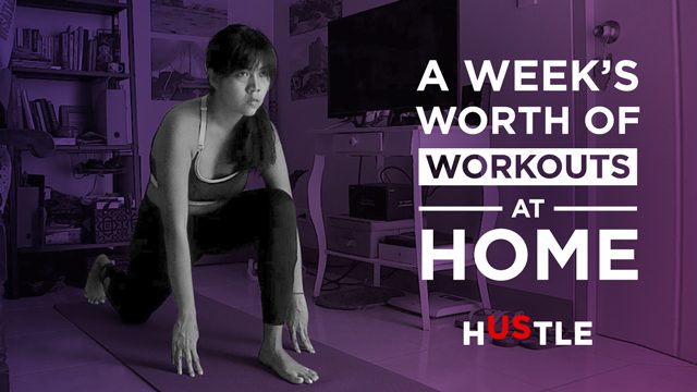 WATCH: Yes you can! A week’s worth of workouts at home